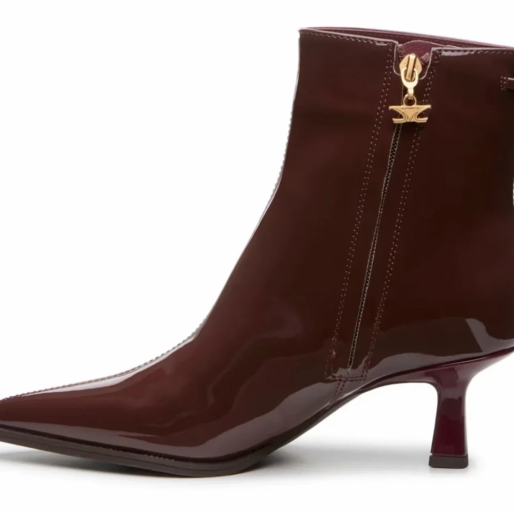 Circus by Sam Edelman Burgundy & Brown Ankle Boots - Picture 2 of 11